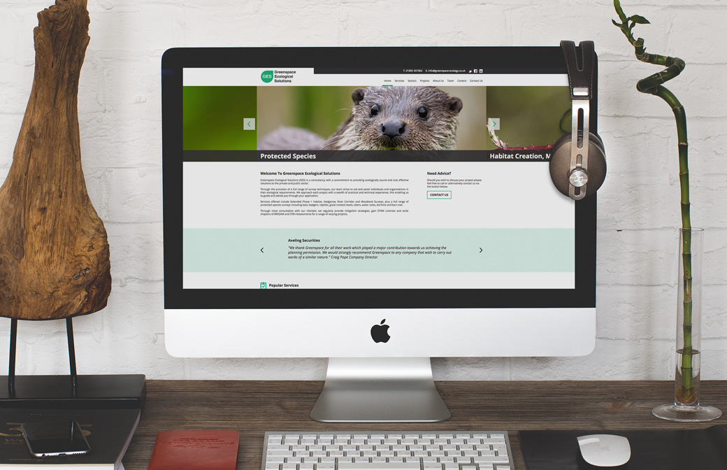 Greenspace Website Design