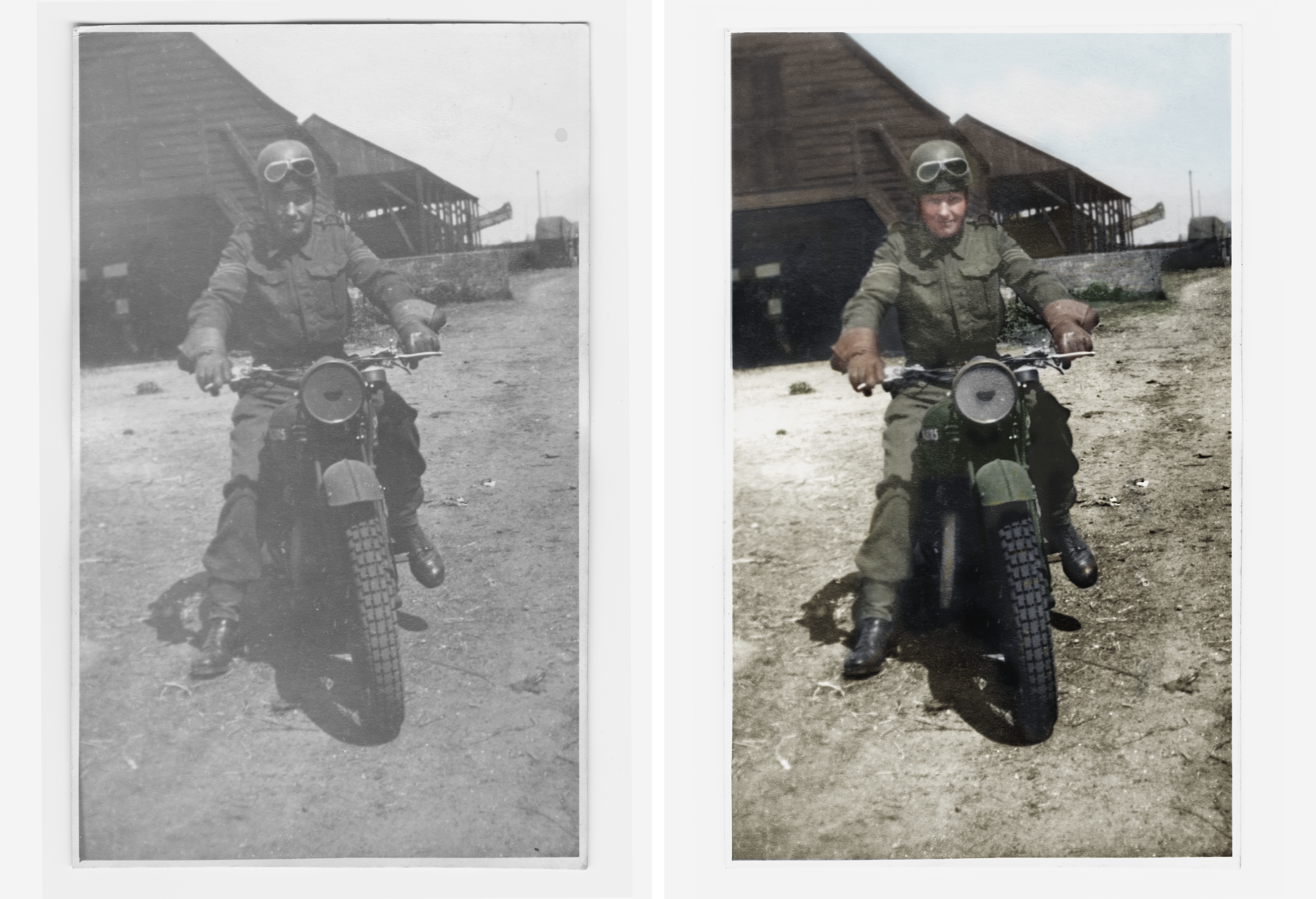 WW2 Motorycle Colour